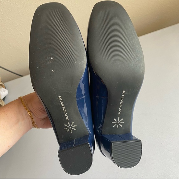 Blue patent leather heels Isaac mizrahi - Picture 2 of 3